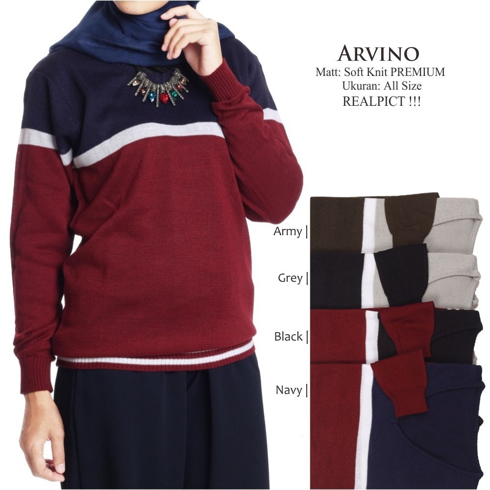 GROSIR BAJU RAJUT | RAJUT MURAH | ARVINO KNIT