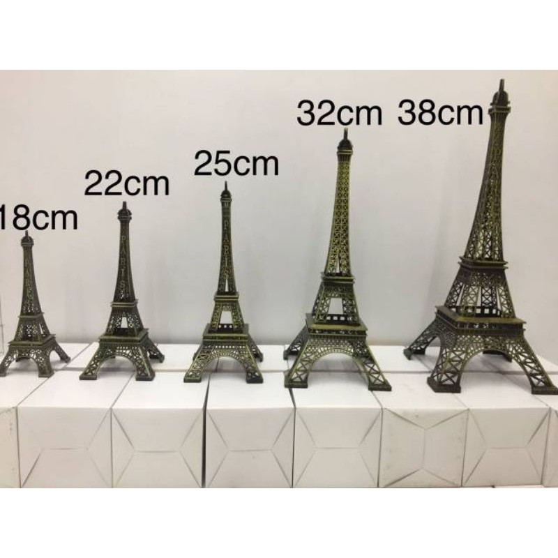 miniatur menara eifel paris / pajangan / dekorasi ambalan