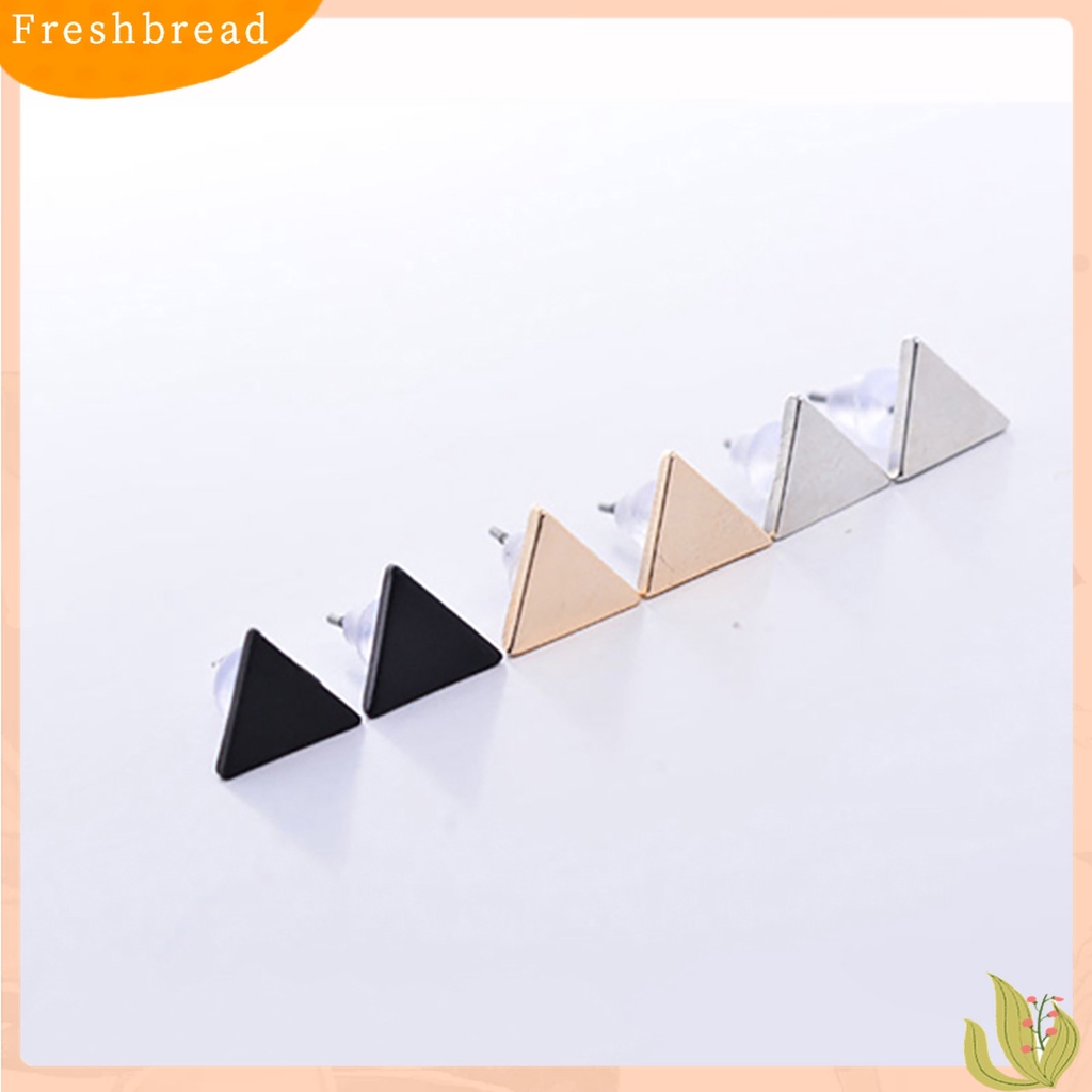 ? Fresh ? Anting Tusuk Model Segitiga Simple Gaya Punk untuk Wanita / Pesta / Prom / Hadiah