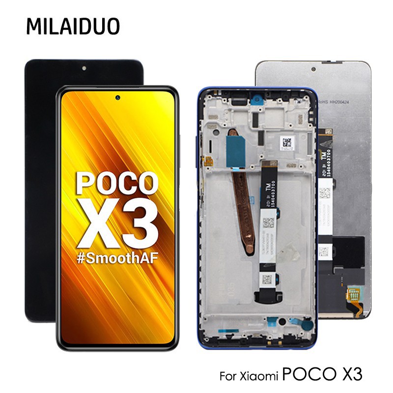 Layar Sentuh Lcd Digitizer Pengganti Untuk Xiaomi Poco X3 Poco X3 Shopee Indonesia