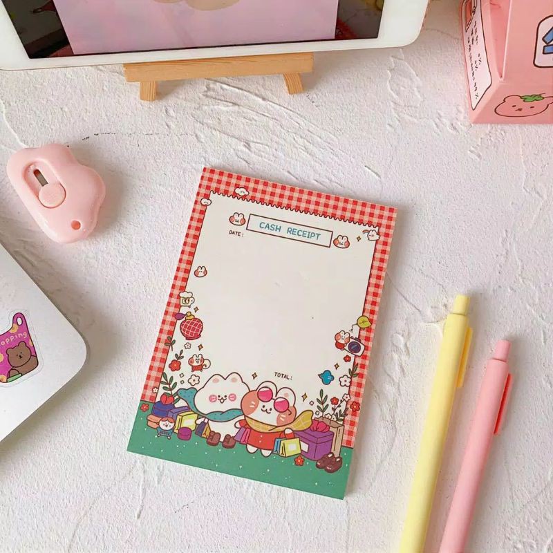 

MEMO JOURNAL KAWAII LUCU STICKYNOTES 3D DIARY DECORATION BUKU GAMBAR LUCU