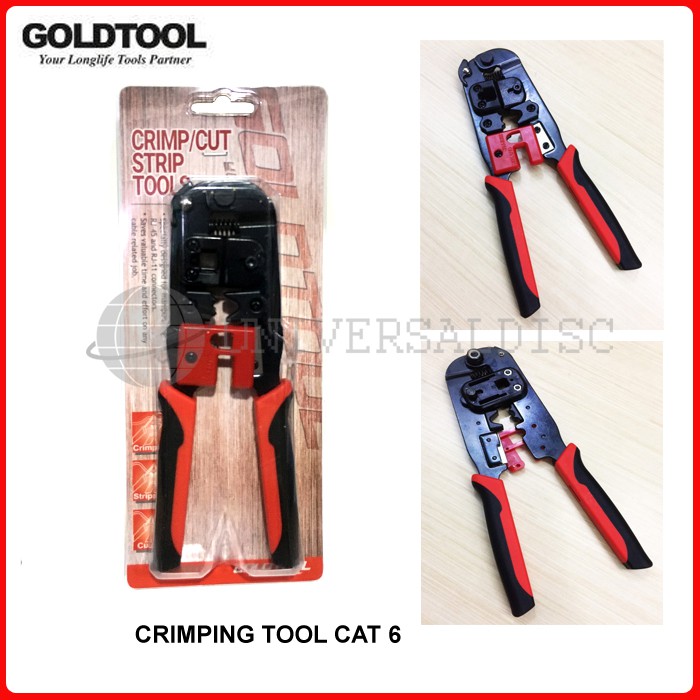 Crimping Tool Cat 6 GOLD TOOL TTK-112 - Tang krimping