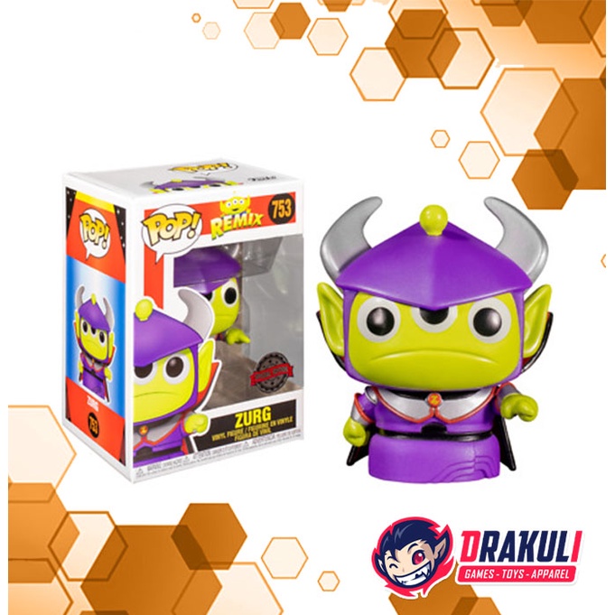 Toys Funko Pop! Pixar Alien Remix – Zurg (Metalic)