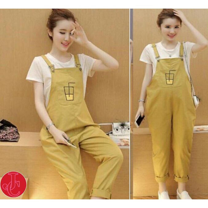 lemon yellow jumpsuit