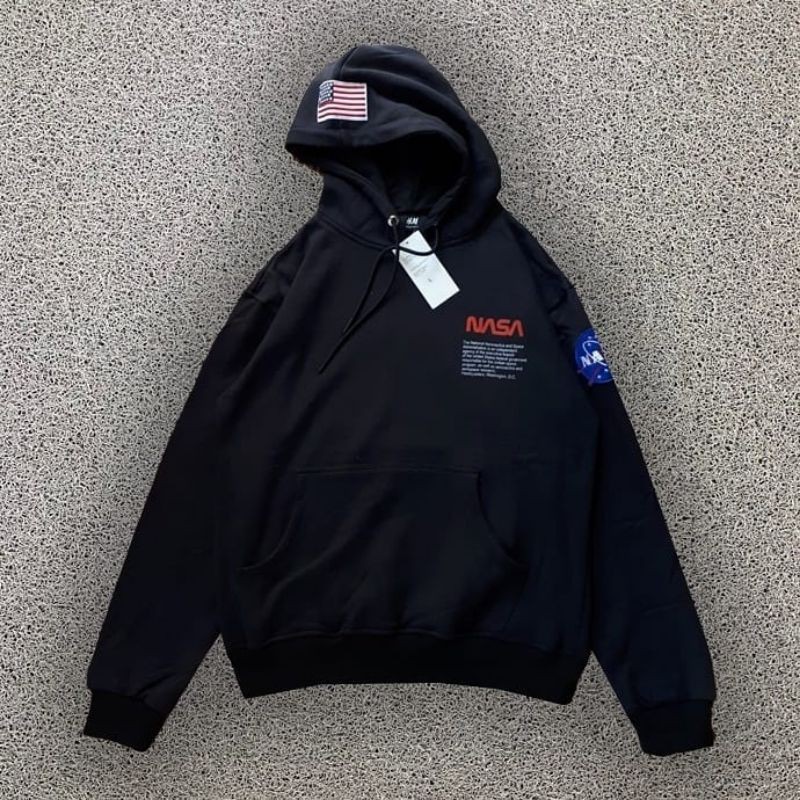 Hoodie Nassa USA x Heron preston Black
