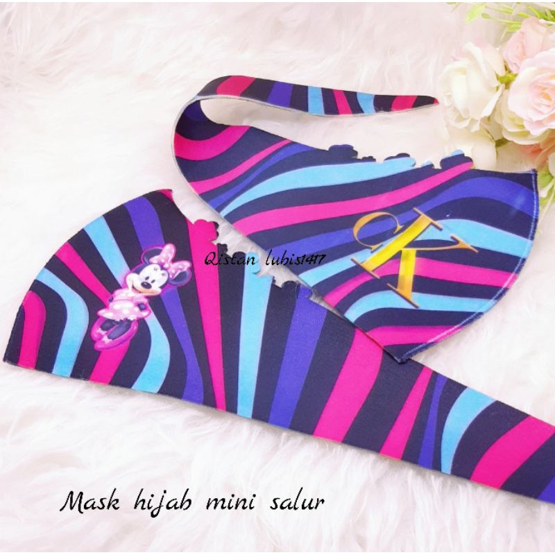 masker hijab mini salur beli 10 free 2