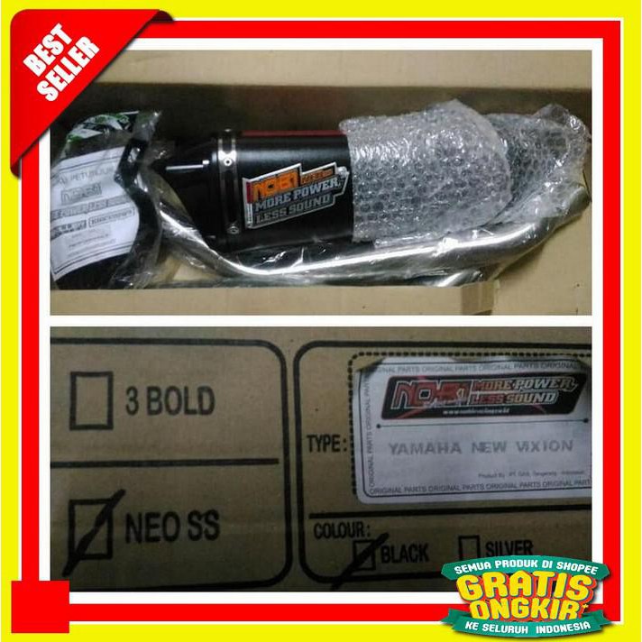 MURAH KNALPOT NOB1 NEO SS BYSON,VIXION,SCORPIO