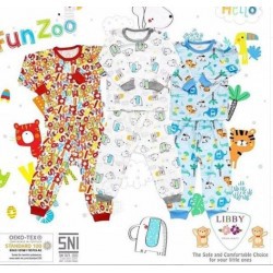 Libby Setelan Panjang S M L  / Libby Baby / Baju Bayi Libby