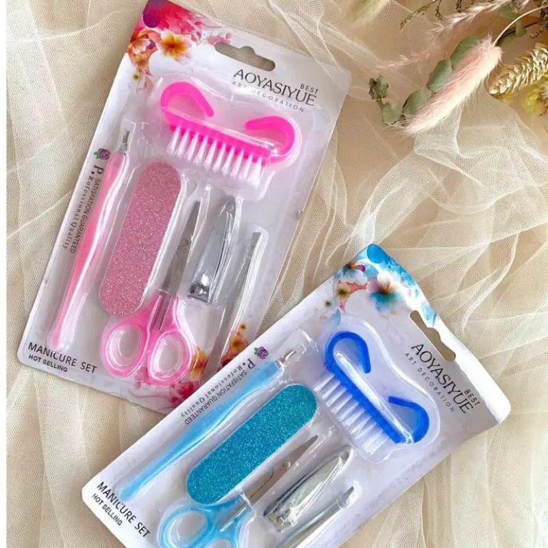 Set 6 Pcs Manicure Pedicure Perawatan Kuku