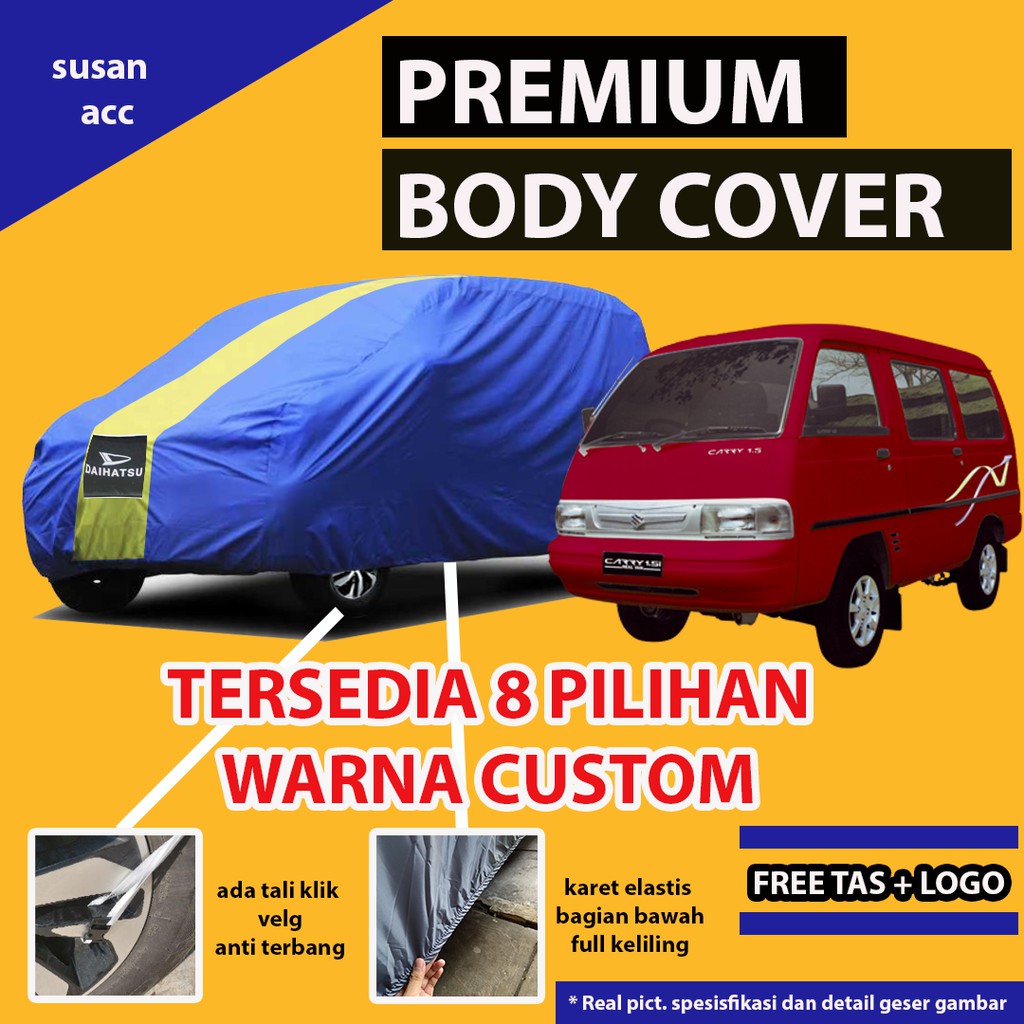 Body Cover Premium OUTDOOR FUTURA / Sarung Mobil Futura / Cover Mobil Futura / Selimut Mobil Futura