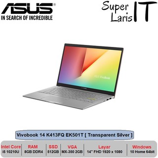 Laptop Gaming Asus Vivobook 14 K413FQ i5 10210|8GB|512GB