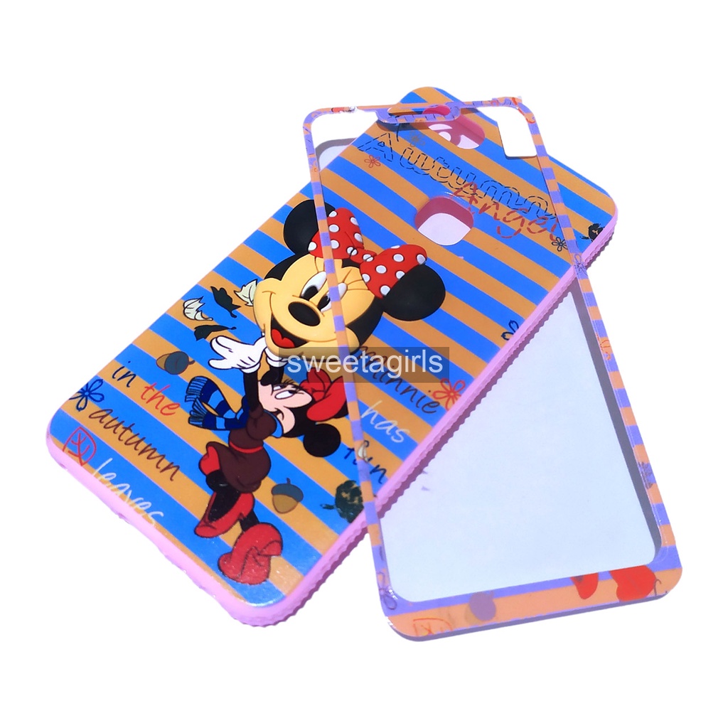 Casing Silikon Jelly Lucu dengan Antigores untuk Vivo Y83 (vivo 1802)  - Boneka Karakter Timbul - sweetacase.id - Softcase / COD / Casing Terbaru - Karakter Lucu - Casing Imut - Kesing Hits - Case Gemoy - Kesing - Aesthetic Stitch - Doraemon