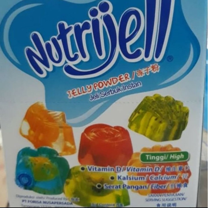 

Nutrijell plain 15 gr 1 Sachet