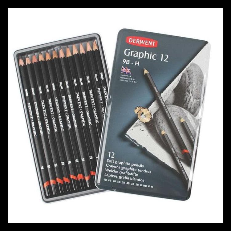 

Diskon Derwent 12 Graphic Pencil Tin Terjamin