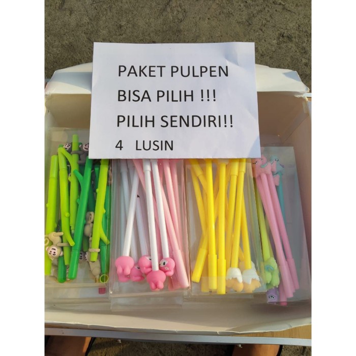 

Wow Pulpen Gel Berkarakter ,4,6,8,12 Lusin Bisa Pilih Termurah Imut Lucu Trendi