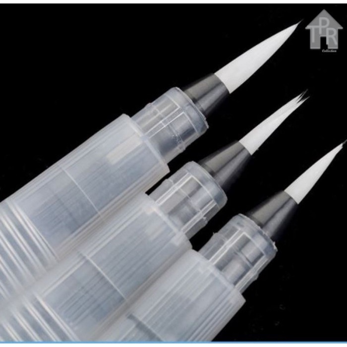 

Produk Terbaru Set Kuas Mewarnai / Watercolor Pen Untuk Cat Air - Transparan 3 Size.