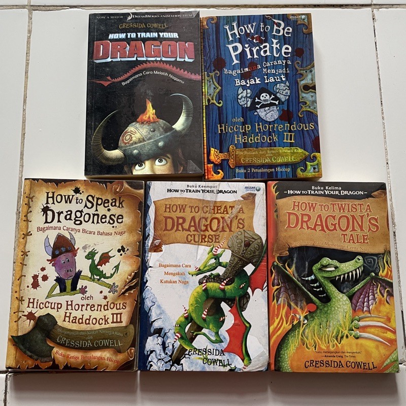 Novel Bekas Seri How to Train Your Dragon