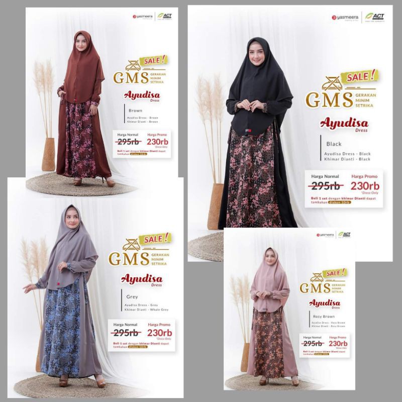 CLEARENCE SALE AYUDISA DRESS YASMEERA