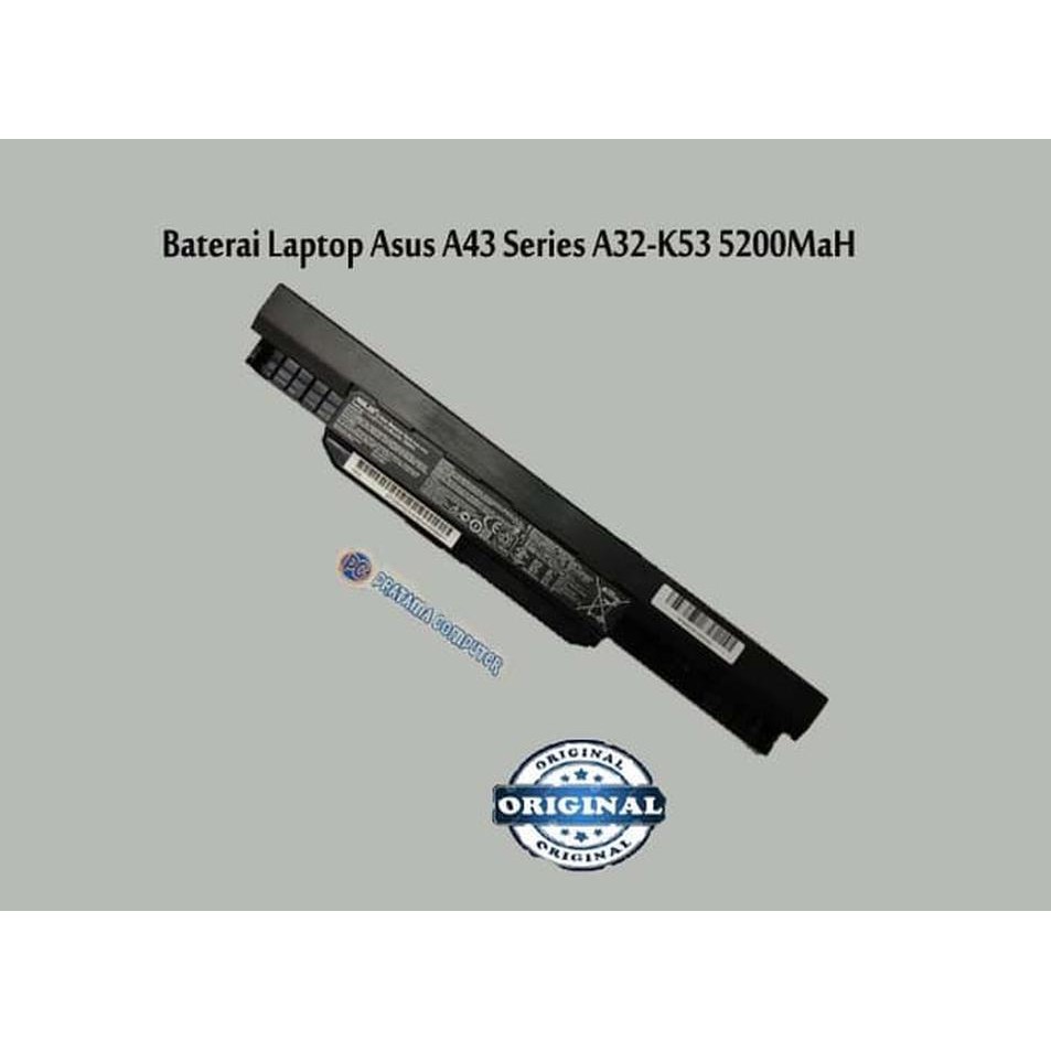 batrai batere  Baterai Laptop Asus A43S A44H X44H X43U K43U A43U A43SV X44A Original