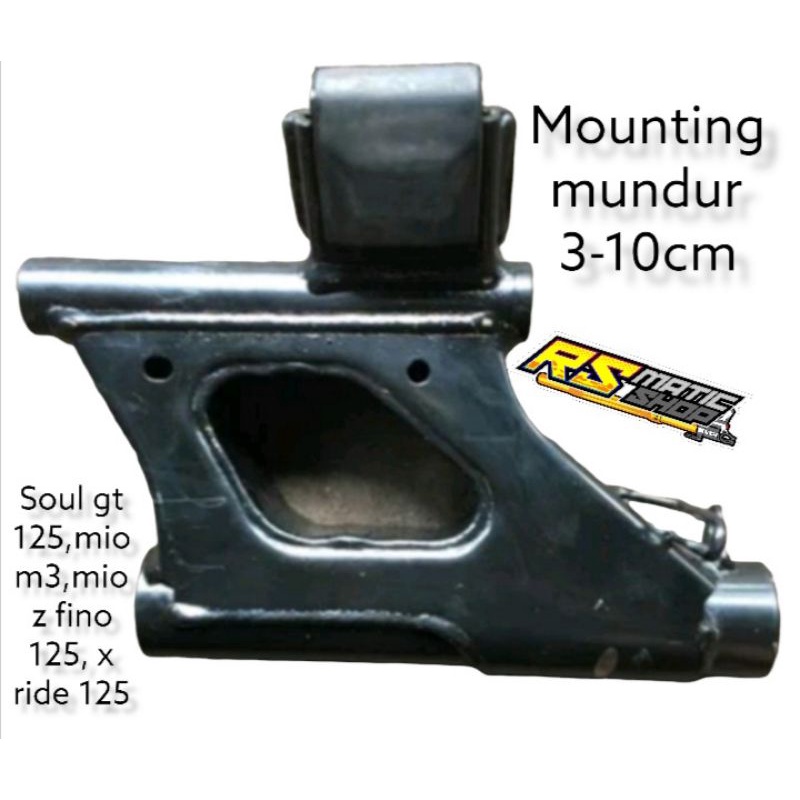 LENGAN AYUN ASSY ENGINE MOUNTING CUSTOM MUNDUR SOUL GT 125,X RIDE 125 ,FINO 125, MIO M3