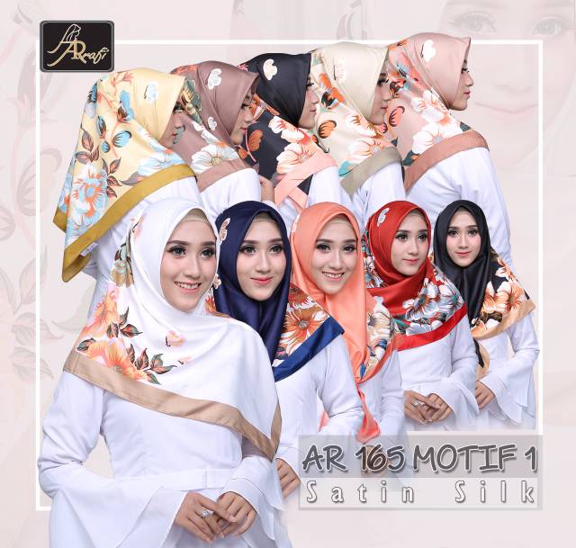 Segi empat by hijab ar rafi idr 165 motif 1 idr 79500