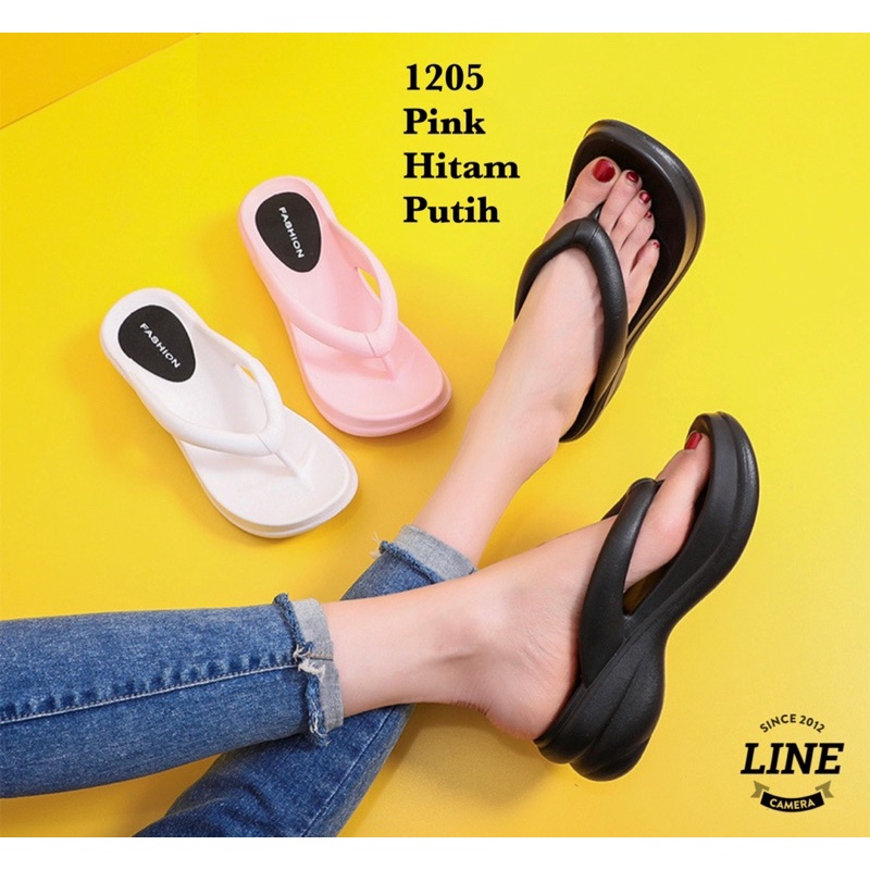 SANDAL CEWEK IMPOR FASHION KOREA 1205