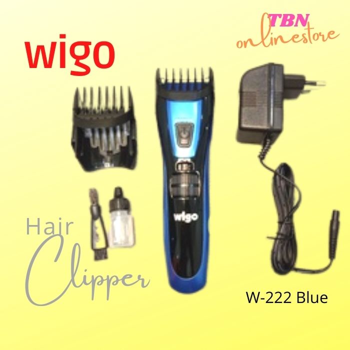 Mesin Alat Cukur Rambut Propessional Portable - WIGO Hair Clipper W-222 Rechargeable 600 mAh