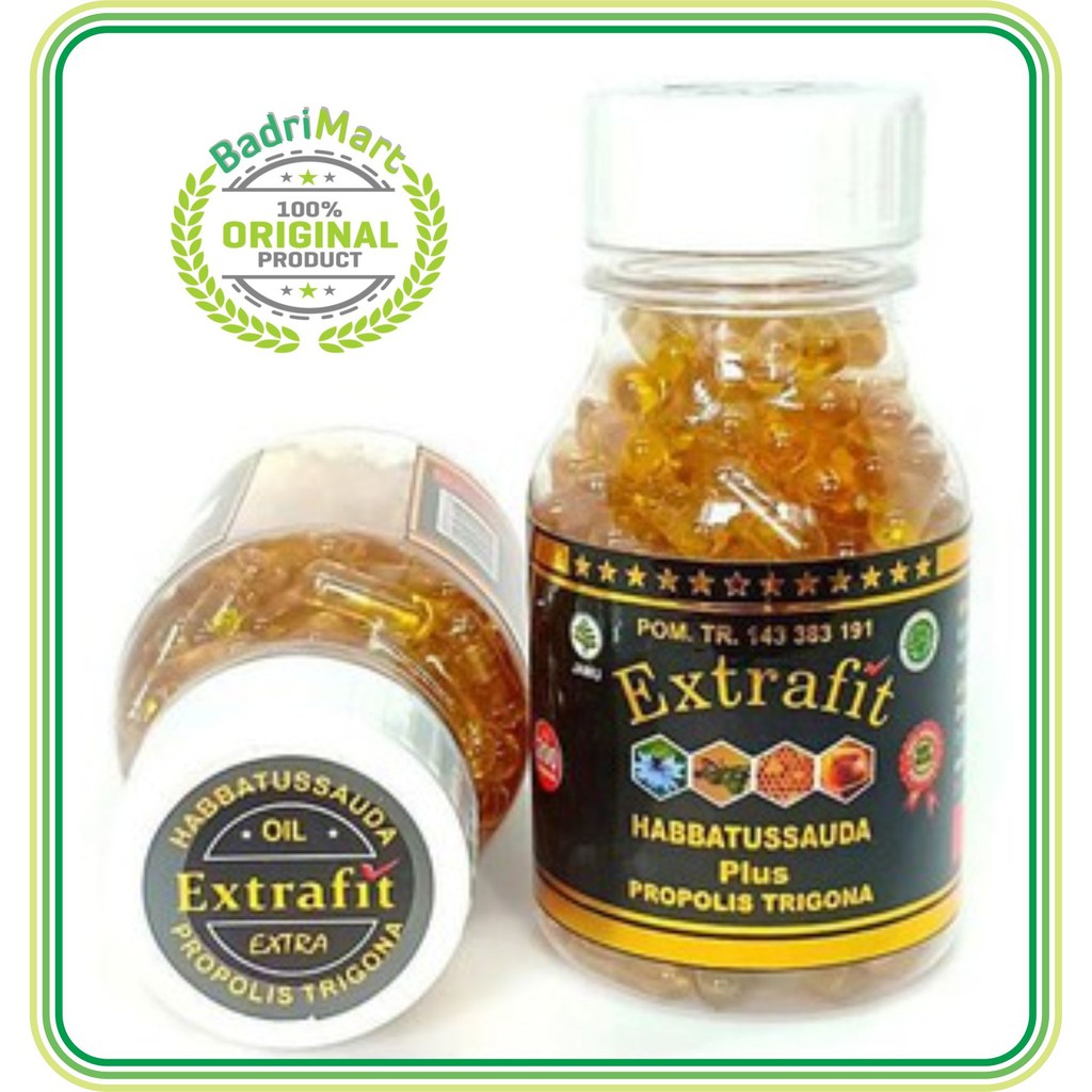 Minyak Habbatussauda Extra Propolis Trigona Extrafit isi