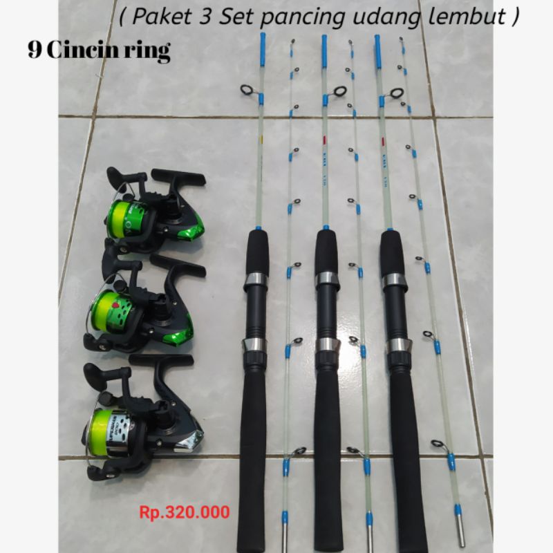 PANCING UDANG 3 SET 120CM ~~FREE PACKING JORAN