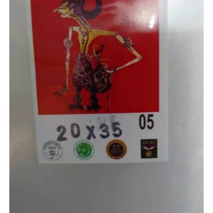 PLASTIK PP WAYANG PLASTIK PP BENING 20X35 TEBAL 0.5