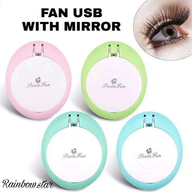 Blower Electric USB Eyelash Extension / Fan automatic / Kipas Mini Pasang Bulu Mata Ekstensi