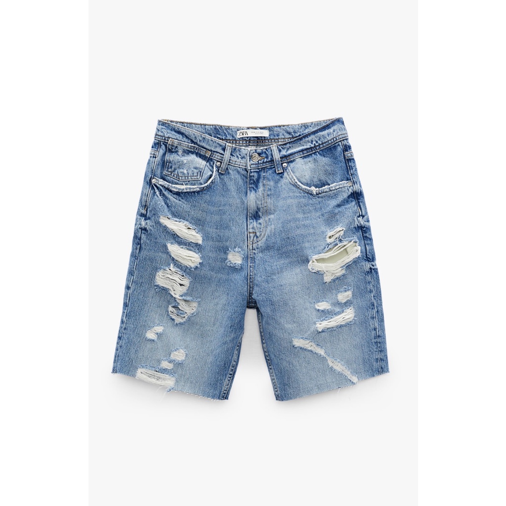 celana ZARA MAN denim ripped