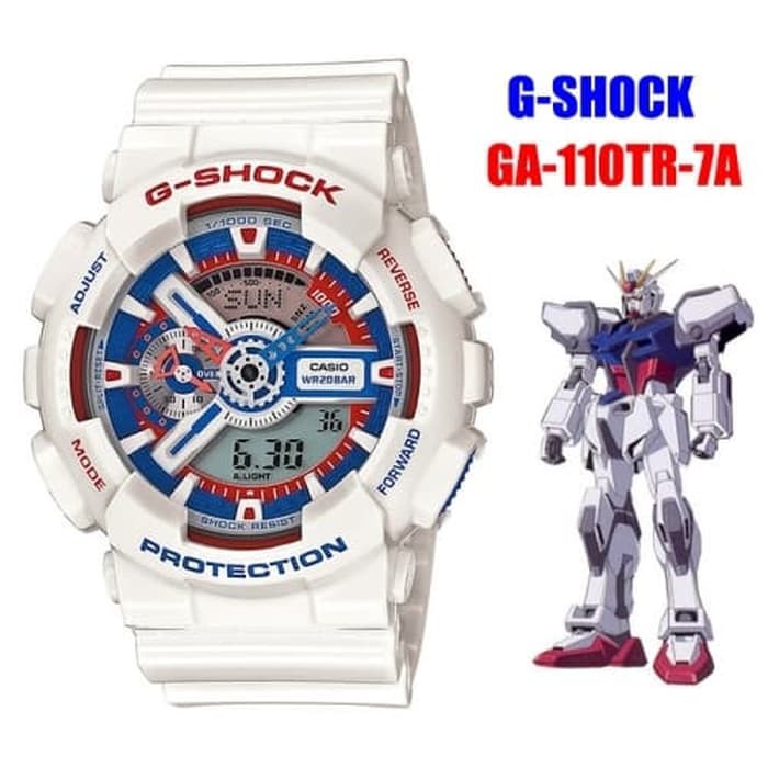 Jam Tangan Pria Casio G-Shock GShock GA-110 Gundam Edition Original BM