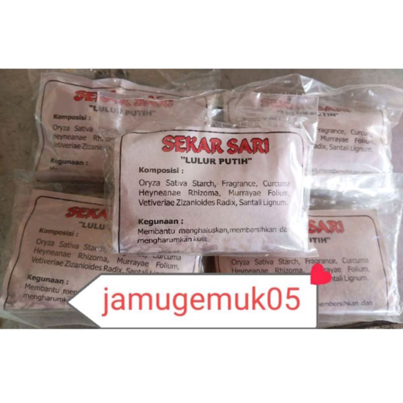 LULUR PUTIH SEKAR SARI(10 bungkus)