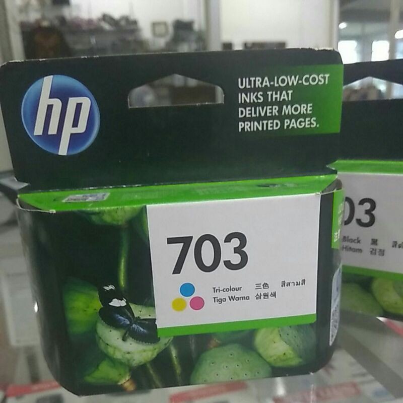 PROMO.. CARTRIDGE HP 703 COLOR /WARNA, ORIGINAL, BAGUS