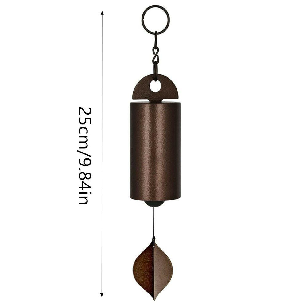 R-bunga Lonceng Angin Logam Antik Hadiah Yard Outdoor Serenity Bell