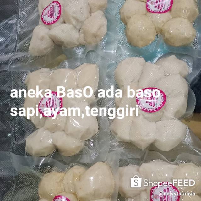 Jual Baso Sapi Ayam Tenggiri Asli Tanpa Bahan Pengawet Dan Msg Cocok