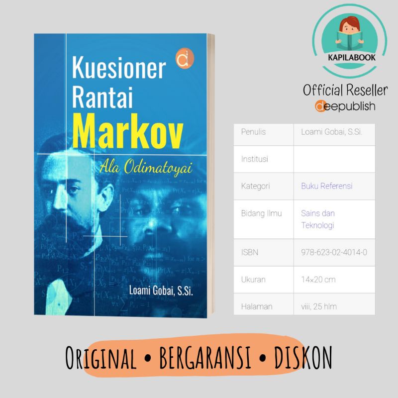 Buku Kuesioner Rantai Markov Ala Odimatoyai - ORIGINAL