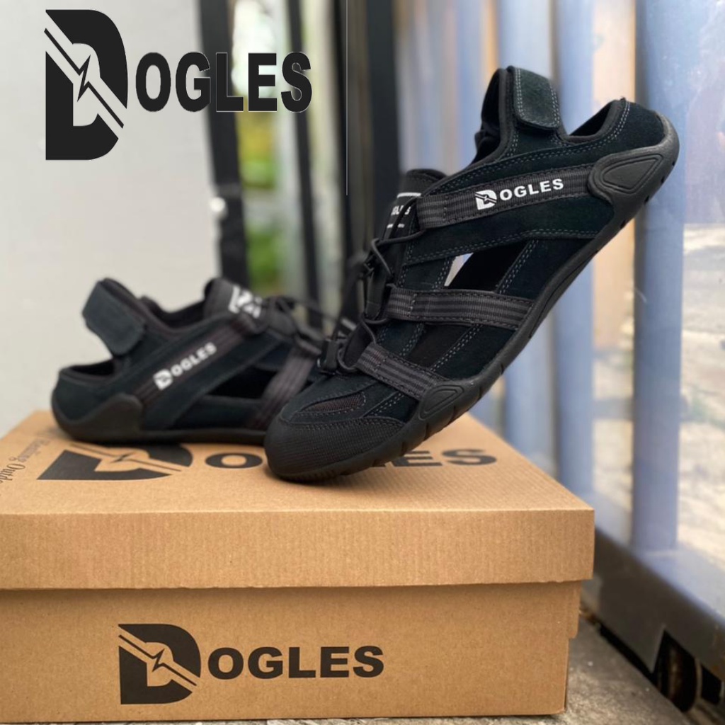 Sepatu Sandal Pria Terbaru Dogles Sendal Sepeda Olahraga Pria mtb Sepatu Sandal Gunung