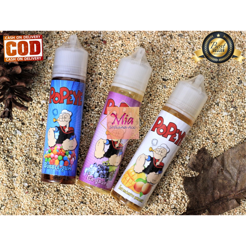 AUTHENTIC LIQUIDs POPEYE 60ML RESMI PITA CUKAI