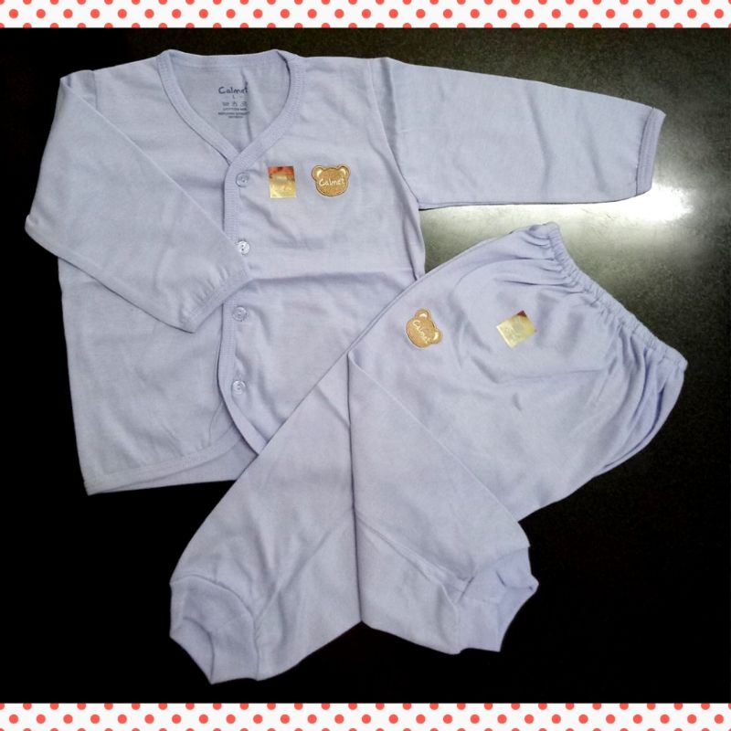 Setelan baju bayi panjang S/M/L Calmet