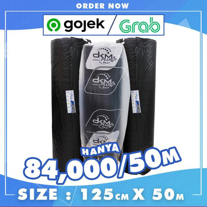 

PROMO - BUBBLE WRAP MURAH ROLL 50 METER HITAM BUBLE WRAP - DKM DELKOMAS - DKM - Hitam