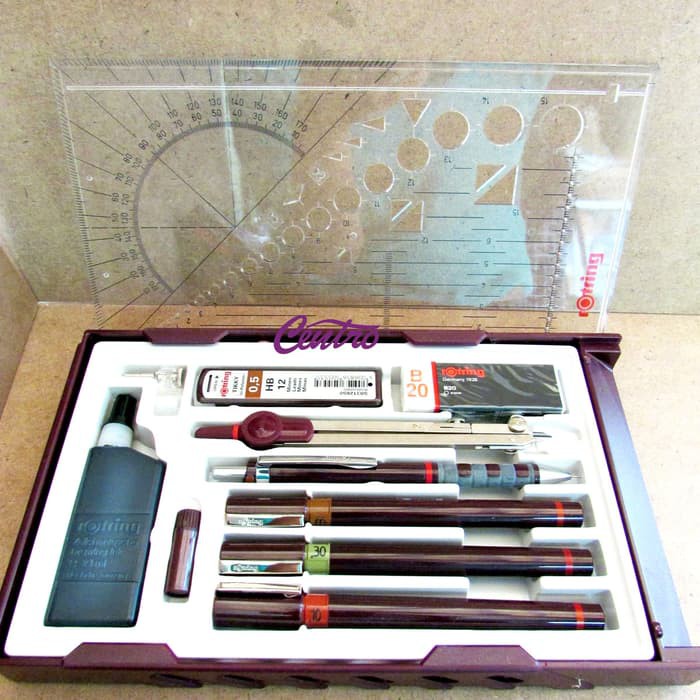 ROTRING ISOGRAPH RAPIDO SET 0.2/0.4/0.6