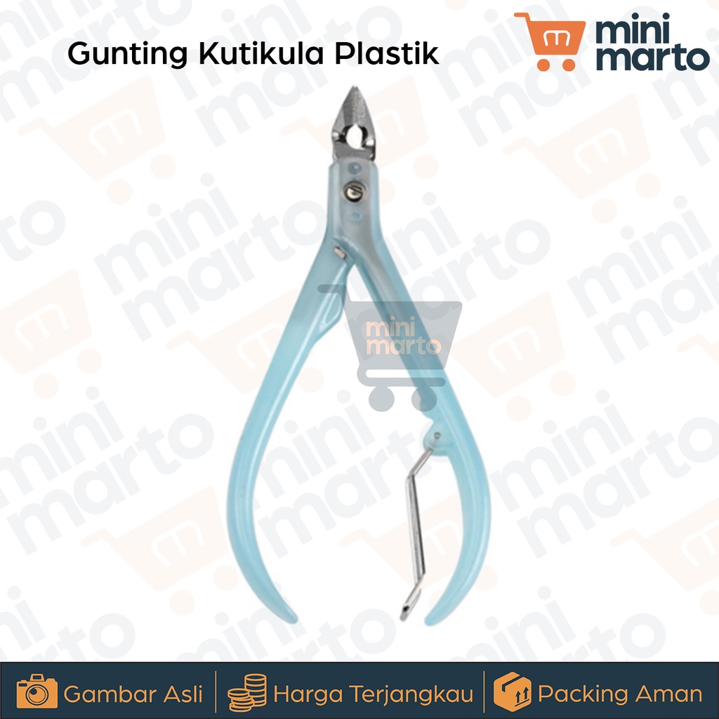 Gunting Kuku Kutikula Bahan Stainless Steel Gagang Plastik - Minimarto