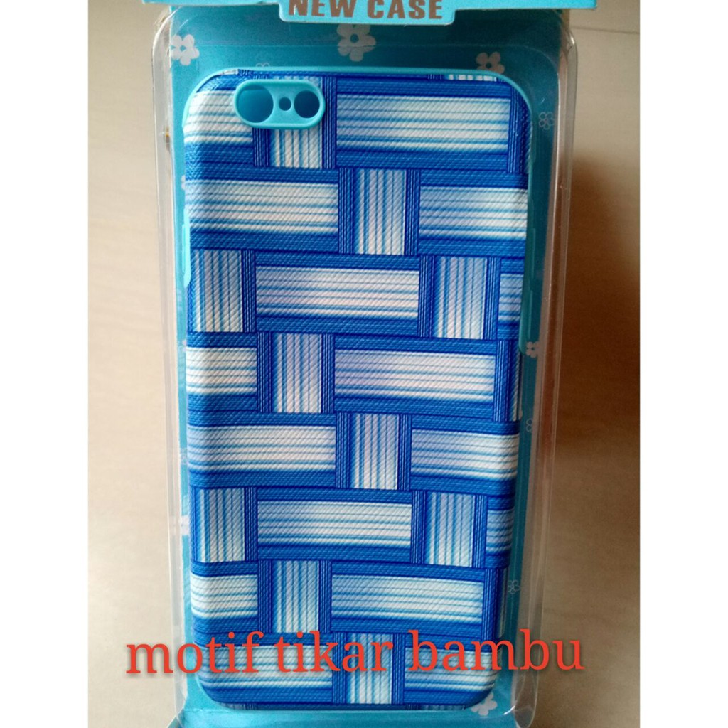Softcase Motif Tikar bambu