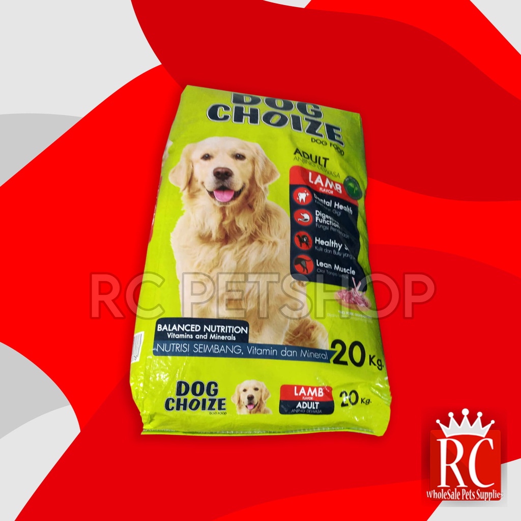 Makanan Anjing Dog Food Dog Choize Food 20 kg Rasa Beef