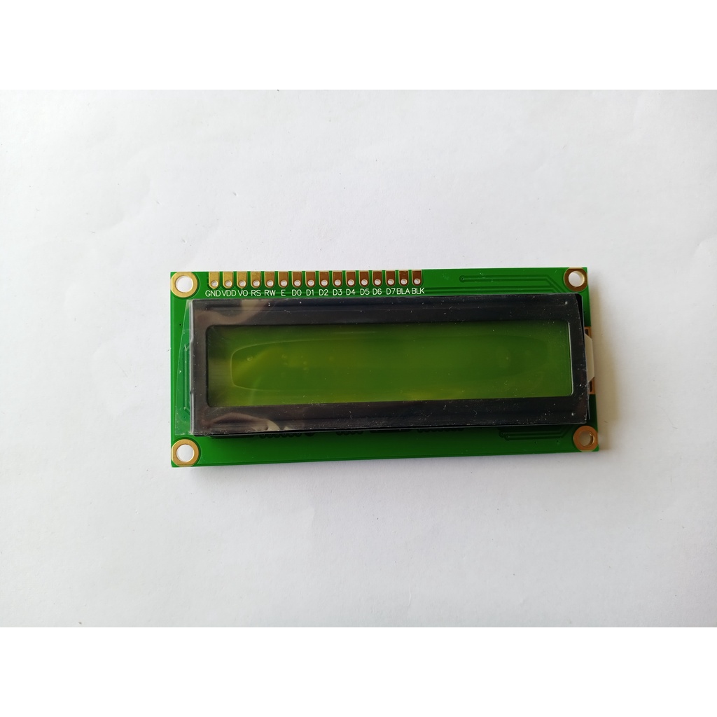 LCD 1602 KARAKTER 2x16 YELLOW GREEN