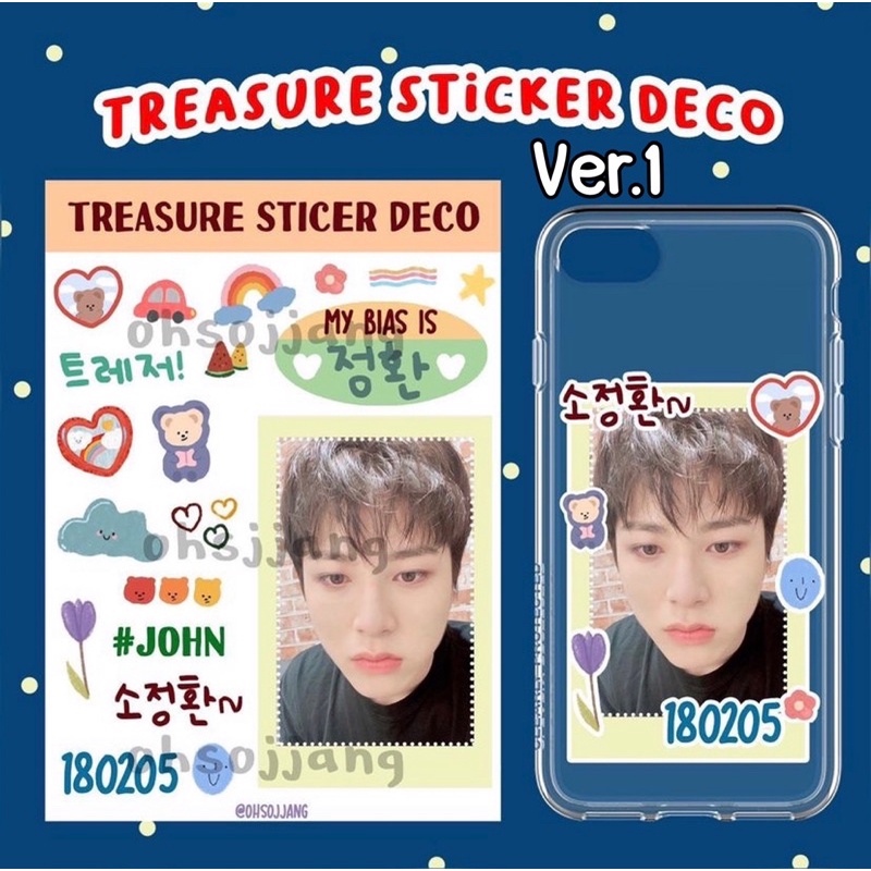 TREASURE CUTE DECO STICKER STIKER LUCU