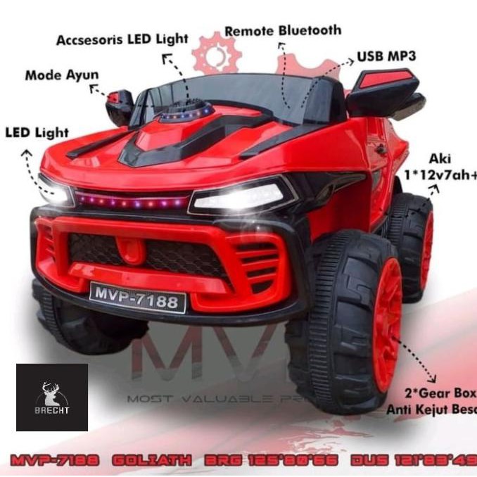 Mainan Mobil Aki Anak Mvp Goliath 7188 Pinta12_Ya