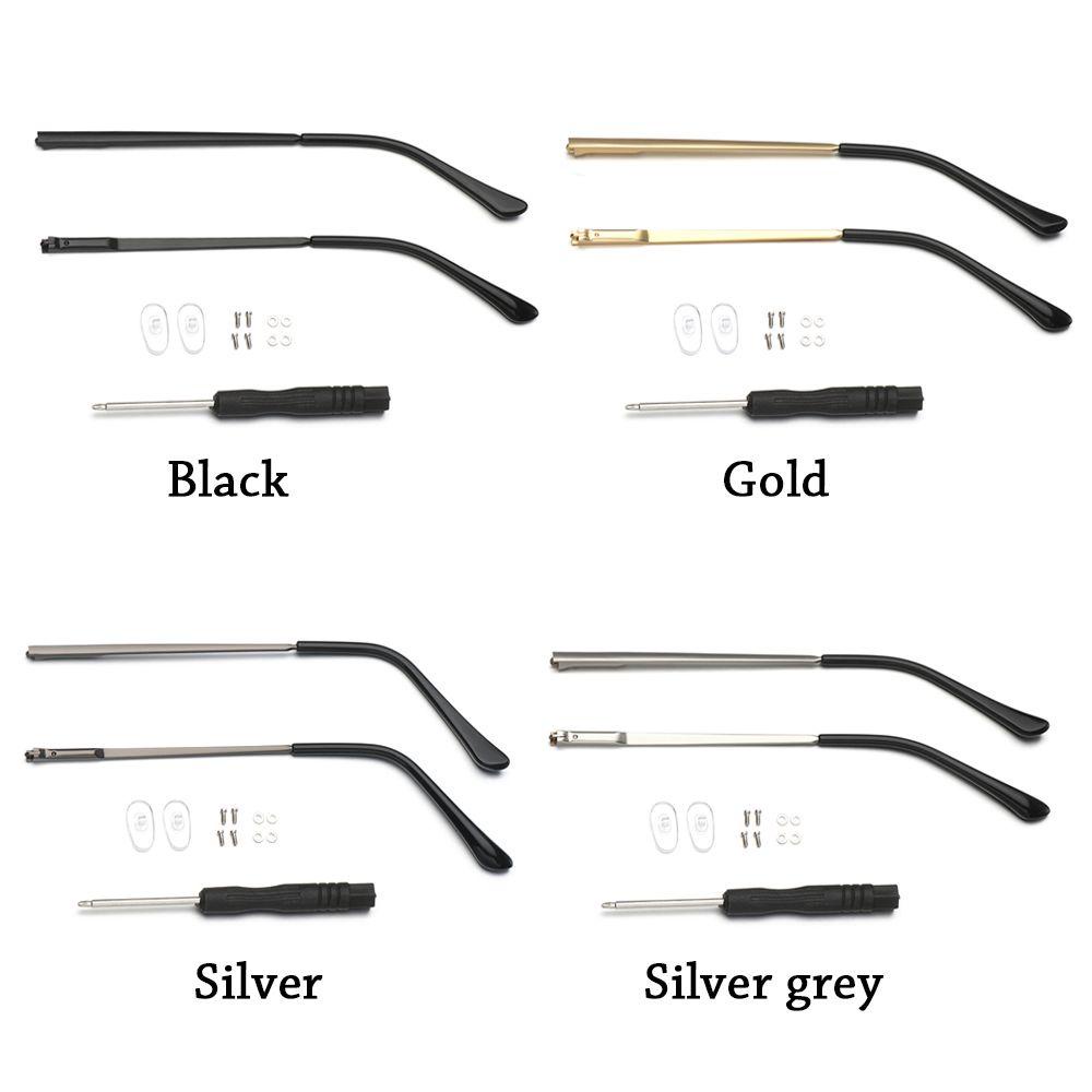 Nanas 1pasang Kacamata Arm Metal Repair Tool Anti-Slip Eyewear Accessories